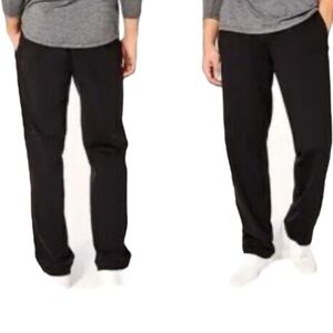LULULEMON Athletic Sweatpants Gym Exercise Classic Black Trousers Sz L Men